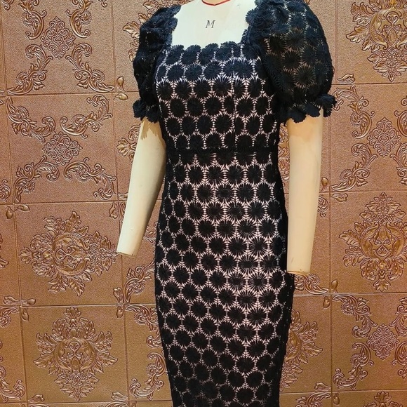 Dresses & Skirts - NWOT Off-the-Shoulder Black Lace Cocktail Dress XL